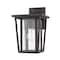 Z-Lite Seoul 1 Light Outdoor Wall Sconce, Oil Rubbed Bronze & Clear 571S-ORB - alternate 4